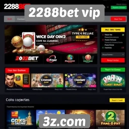 Interface e usabilidade do site 2288bet vip